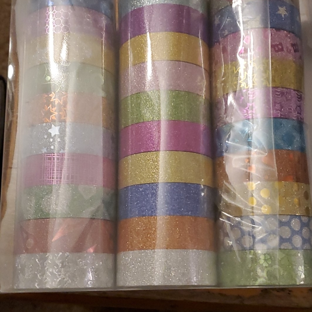 30 rolls of decorative tape